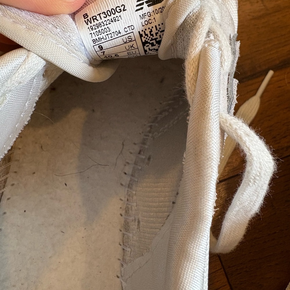 New Balance Nimbus Cloud Mesh & Suede Sneakers Gray White womens 9 - Picture 8 of 8